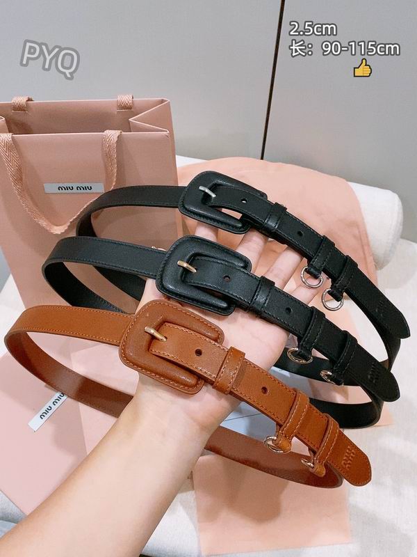 Miumiu belt 25mm 0716